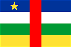 Bandiera Repubblica Centrafricana