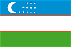 Uzbekistan flag