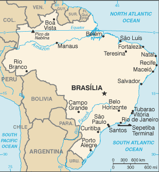 Mappa Brasile