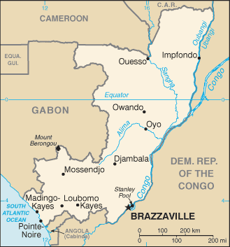 Mappa Congo