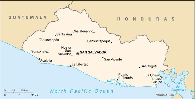 Mappa El Salvador