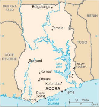 Mappa Ghana