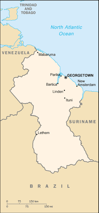 Mappa Guyana