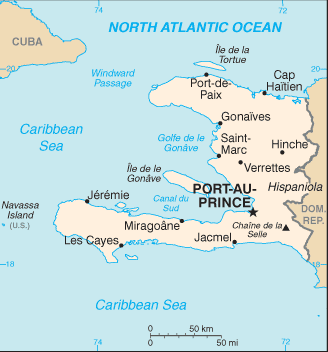 Mappa Haiti