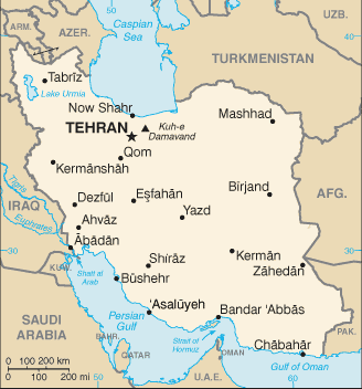 Mappa Iran