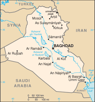 Mappa Iraq