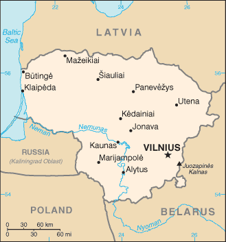 Mappa Lituania