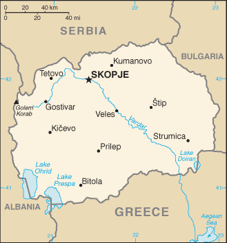Mappa Macedonia