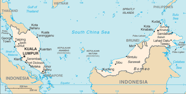 Mappa Malaysia