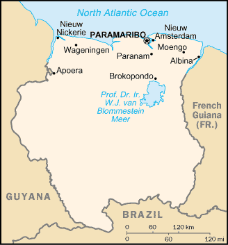 Mappa Suriname