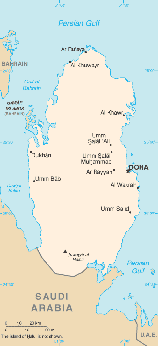 Mappa Qatar
