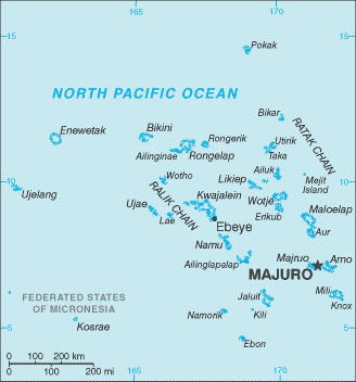 Mappa Isole Marshall