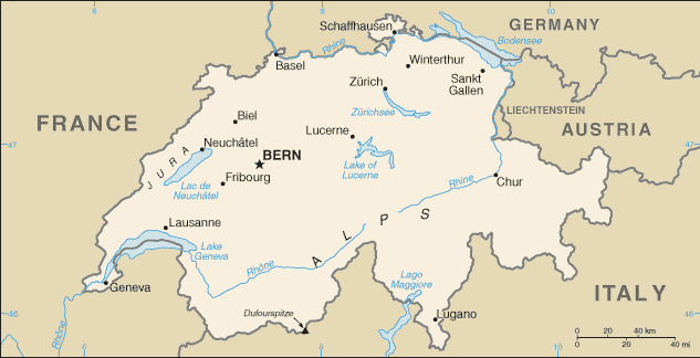 Mappa Svizzera