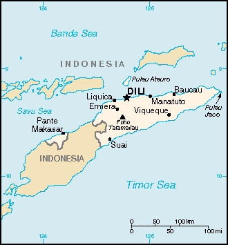 Mappa Timor Est