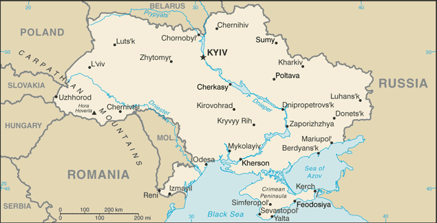 Mappa Ucraina