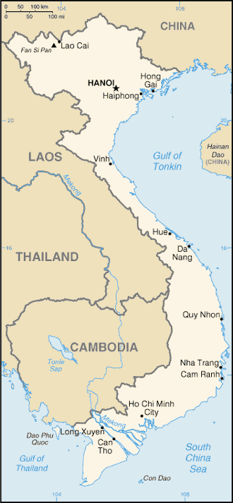 Mappa Vietnam